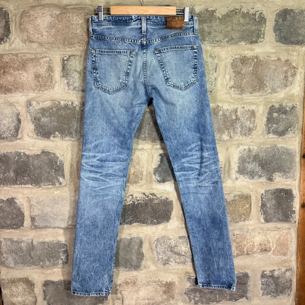 AG Adriano Goldschmied The Nomad Modern Slim Distressed Jeans Light Wash 28 Mens